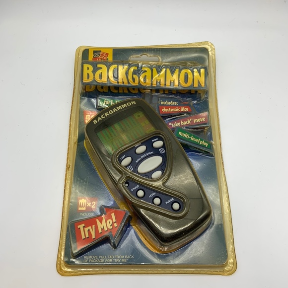 Vintage Pavilion Backgammon Digital Handheld Game Sealed Untested - Picture 8 of 8
